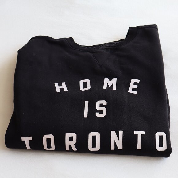 Peace Collective Home is Toronto Black Crewneck Sweatshirt - Picture 2 of 7